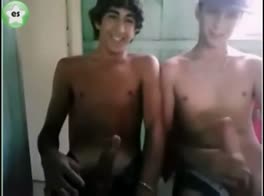 Brazilian guys wank together